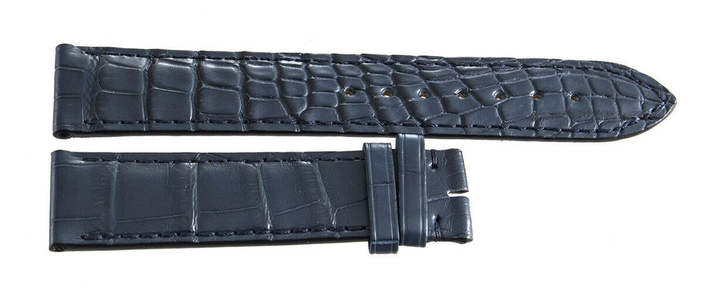 Longines 20mm x 18mm Navy Blue Leather Watch Band L682154080