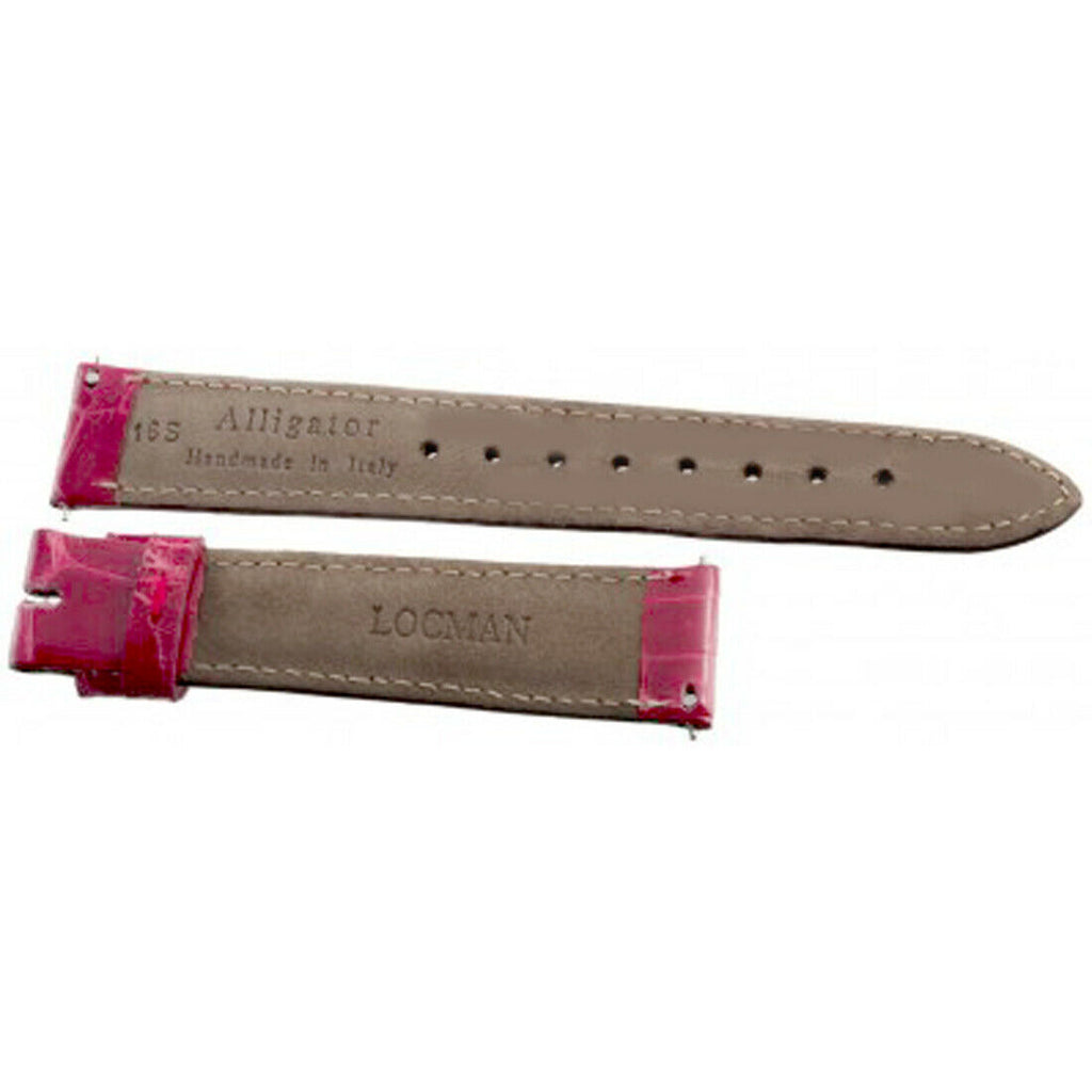 LOCMAN 16MM RED LEATHER WOMEN'S WATCH BAND LM-038