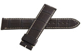 Genuine Longines 22mm x 20mm Brown Leather Watch Band Strap L682120162