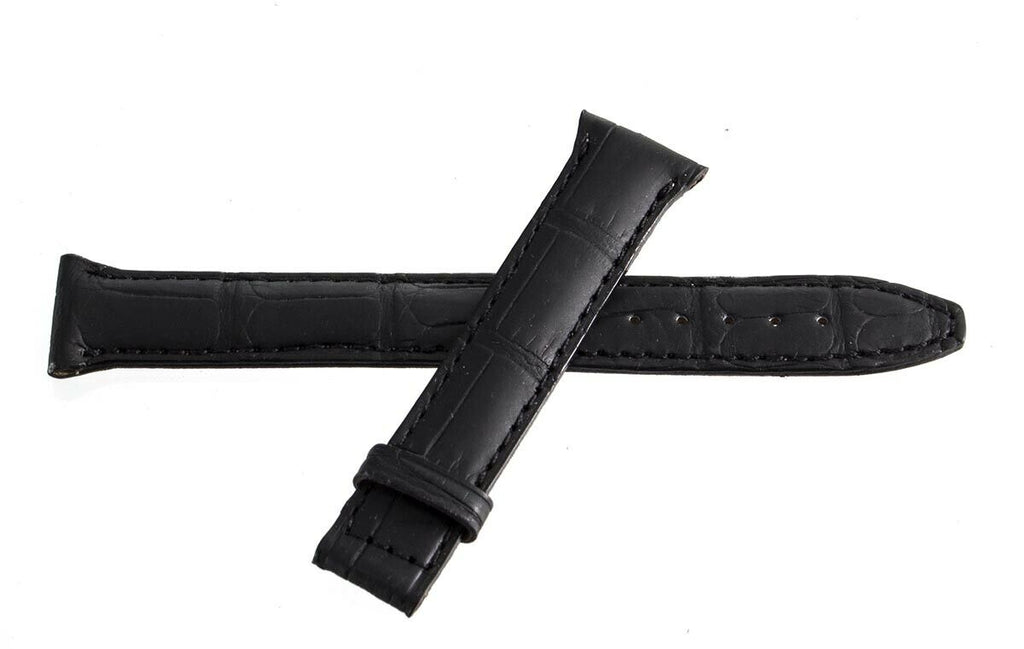 LOCMAN WOMEN'S 18mm x 14mm Black Watch Band Strap