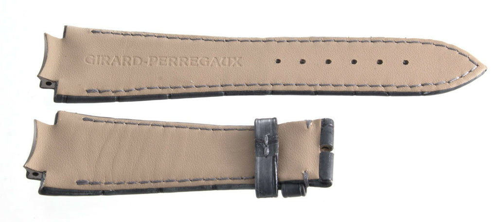 Girard Perregaux 15mm x 19mm Grey Leather Watch Band