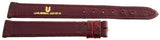 Genuine Universal Geneve NOS 12mm x 10mm Dark Burgundy Leather Watch Band Strap