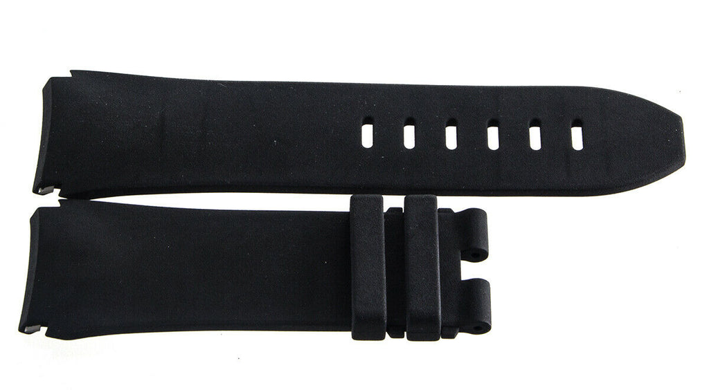Audemars Piguet 28mm x 24mm Black Rubber Watch Band Strap
