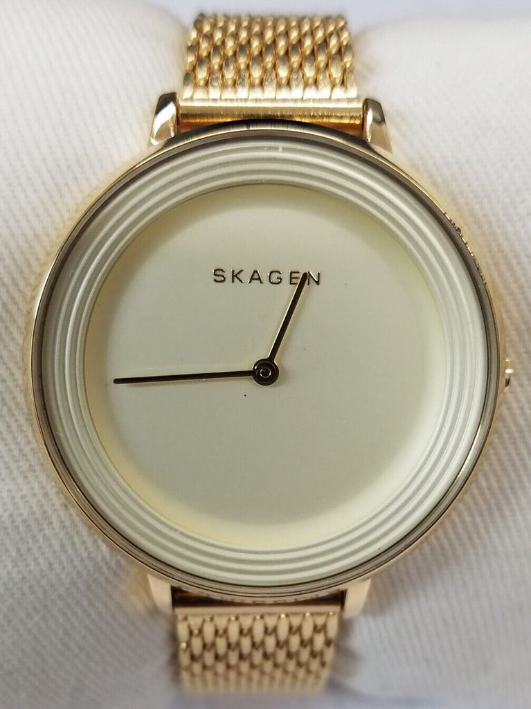 Skagen SKW2333 Ditte Gold Dial gold Tone Stainless Women's Watch