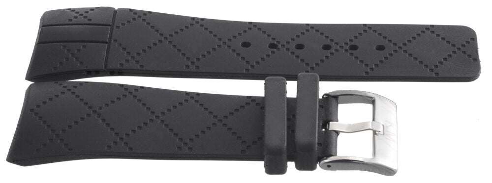 King Master Black Rubber Replacement Digital Watch  Band Strap 26mm