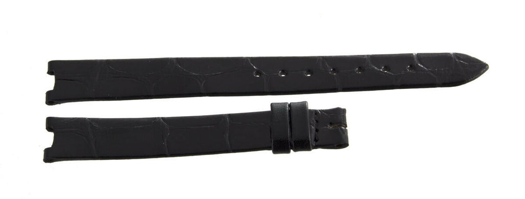Genuine Longines 11mm x 10mm Black Leather Watch Band L682135252