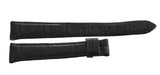 Genuine Longines 15mm x 12mm Black Watch Band Strap