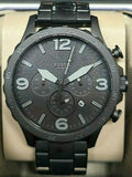 Fossil Men's Nate Stainless Steel Quartz Chronograph Watch JR1401