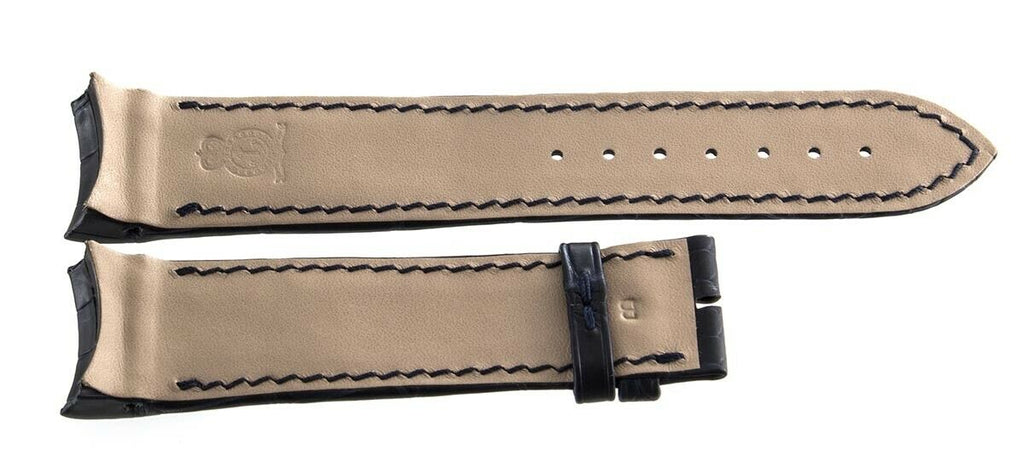 Genuine Arnold & Son 22mm x 20mm Dark Blue Leather Watch Band