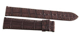 Montblanc 19mm x 17mm Brown Leather Watch Band Strap FVK