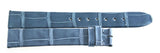 Montblanc Womens 16mm x 13mm Blue Leather Watch Band Strap FZB