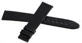 Montblanc Men's 17mm x 15mm Black Leather Watch Band Strap FVH