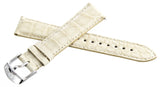 Michele Womens 18mm Tan Leather Watch Band