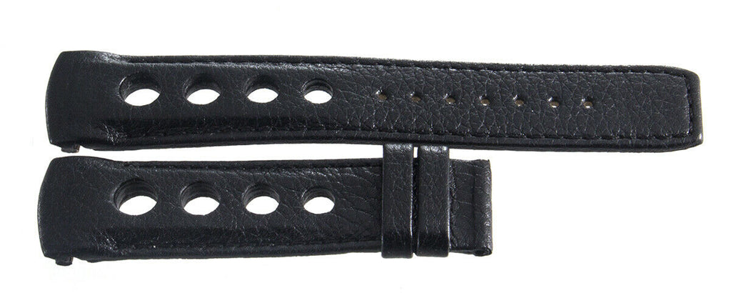Tissot 20mm x 18mm Black Leather Band Strap