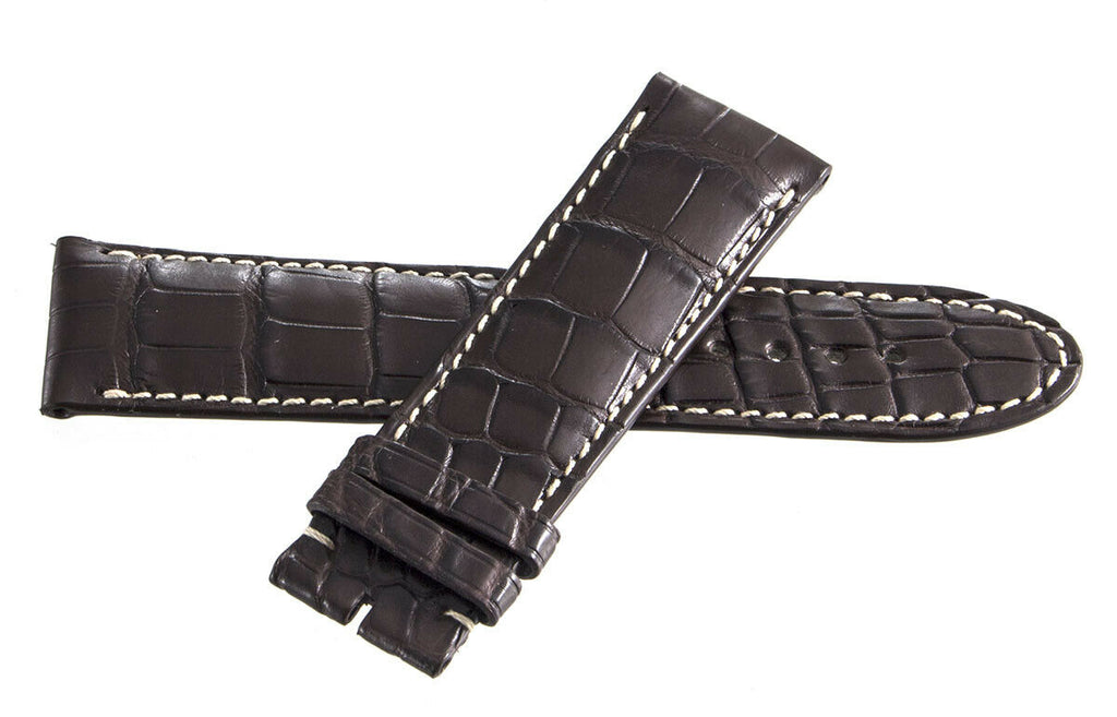 Montblanc 22mm x 20mm Brown Leather Watch Band Strap FSK