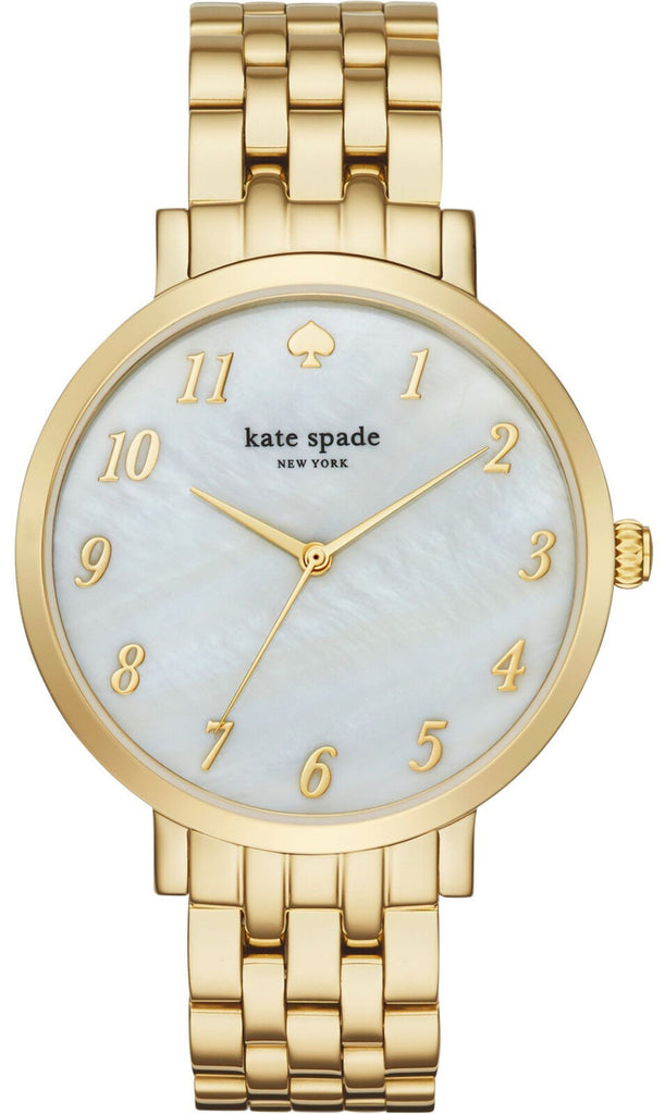 Kate Spade 1YRU0847 Monterey MOP Dial Gold Tone Stainless Steel Women's Watch