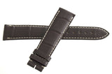 Genuine Longines 21mm x 18mm Brown Leather Watch Band Strap L682110300
