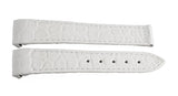Chopard 19mm x 16mm White Watch Band Strap 095