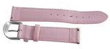 Jacob & Co. 20mm x 18mm Pink Polyurethane Rubber Band Silver Tone Clasp Strap