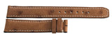 Baume & Mercier 18mm x 16mm Brown Ostrich Leather Watch Band Strap