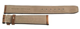 Baume & Mercier 18mm x 16mm Brown Ostrich Leather Watch Band Strap
