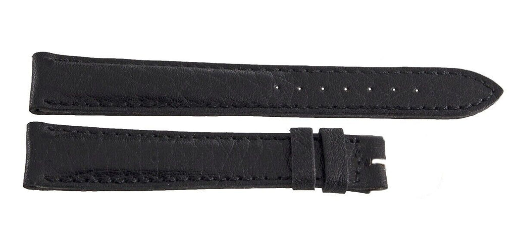 Revue Thommen 17mm Black Leather Watch Band Strap