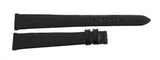 Genuine Longines 14mm x 10mm Black Lizard Leather Watch Band Strap