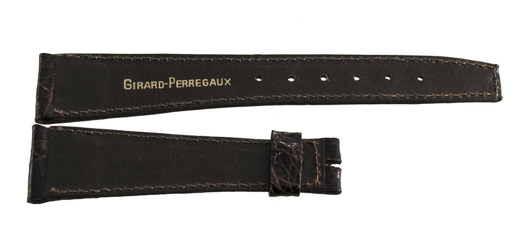 Girard Perregaux Women's 20mm x 14mm Brown Leather Watch Band