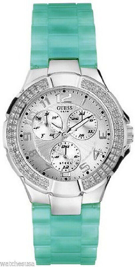 Guess Ladies Watches Guess Sport Ladies Rubber Strap 11040L4