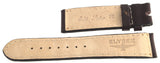 Elysee 22mm Brown Genuine Leather Watch Band Strap