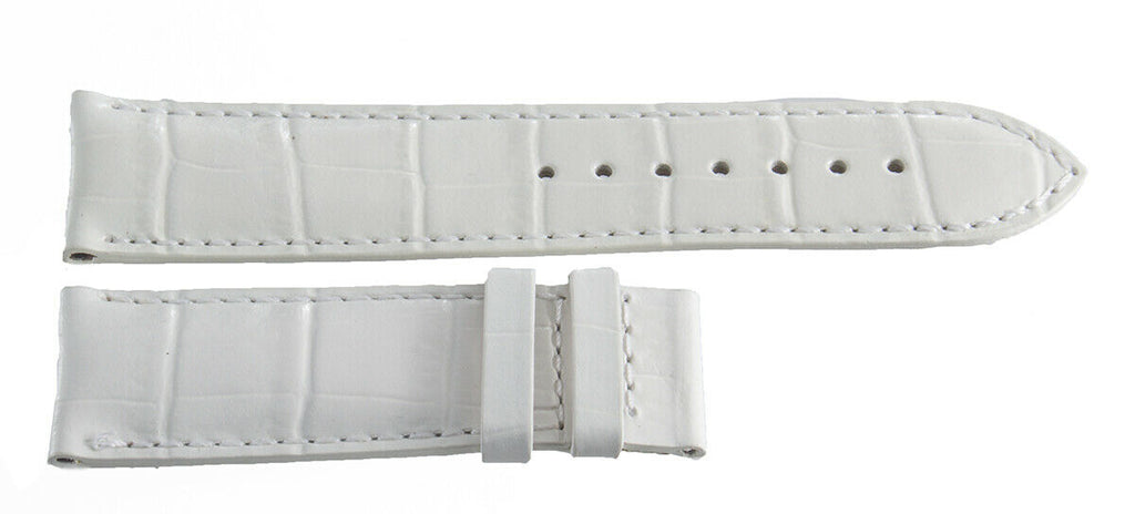 Tissot 20mm x 18mm White Leather Band Strap