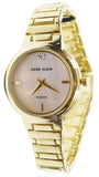 Anne Klein AK/2440PMGB Mother of Pearl Diamond Dial Gold Tone Women's Watch