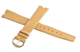 Raymond Weil Men's 17mm Light Brown Leather Watch Band W/ Gold Buckle