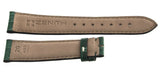 Zenith 20mm x 16mm Green Leather Watch Band Strap 20-460