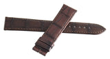 Montblanc 17mm x 16mm Brown Leather Watch Band Strap FTK