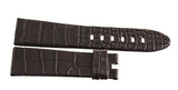 Montblanc Men's 22mm x 20mm Dark Brown Leather Watch Band Strap