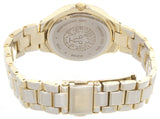 Anne Klein Women's Black Dial Gold Tone Metal Bracelet Quartz Watch AK/2288BKGB