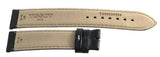 Tissot 19mm x 18mm Black Leather Watch Band Strap T600029589 120