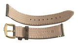 Sperry Top-sider 21mm Green Fabric Gold Buckle Watch Band Strap