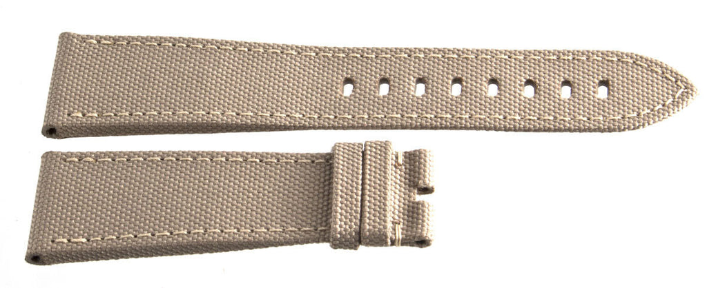 Genuine Graham 24mm x 20mm Beige Genuine Fabric Watch Band Strap