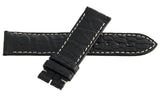 Longines 19mm x 18mm Black Leather Watch Band Strap L682120061