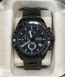 Fossil CH2601IE  Black Dial Black Ion Plated Stainless Chronograph Men's Watch