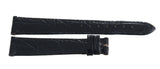 Zenith 15mm x 13mm Black Watch Band Strap 150
