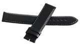 Tissot 19mm x 18mm Black Leather Watch Band Strap T600029589 120