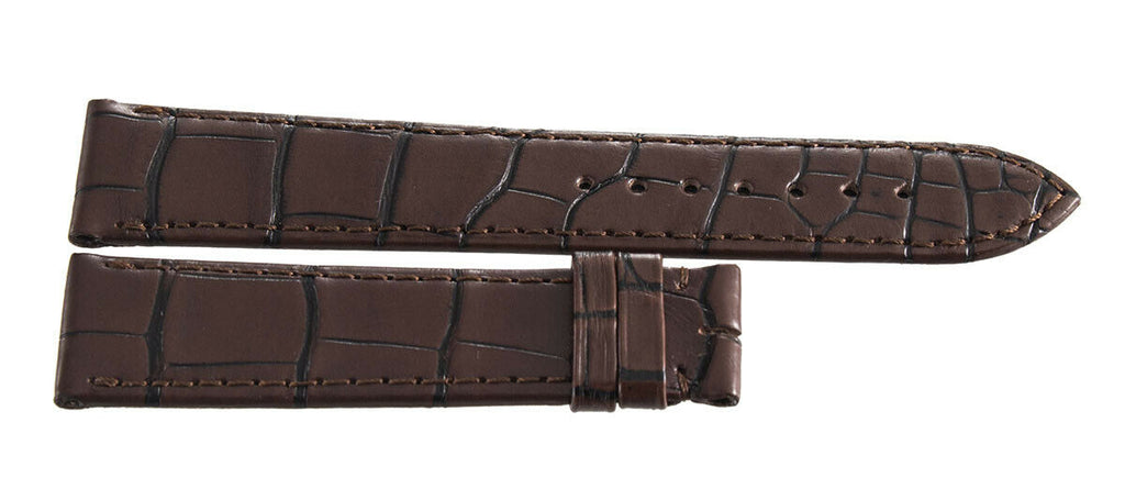 Montblanc Men's 19mm x 17mm Brown Leather Watch Band FYE