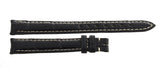 Genuine Longines 12mm x 10mm Black Leather Watch Band Strap L682136583