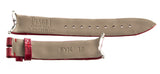 New! PIAGET 19mm x 16mm Red Leather Watch Band Strap FYK