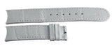 Dior Men's 19mm x 19mm Silver Leather Watch Band Strap 04016 C1C3A