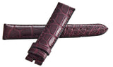 Chronoswiss 18mm x 16mm Burgundy Leather Watch Band Strap CL