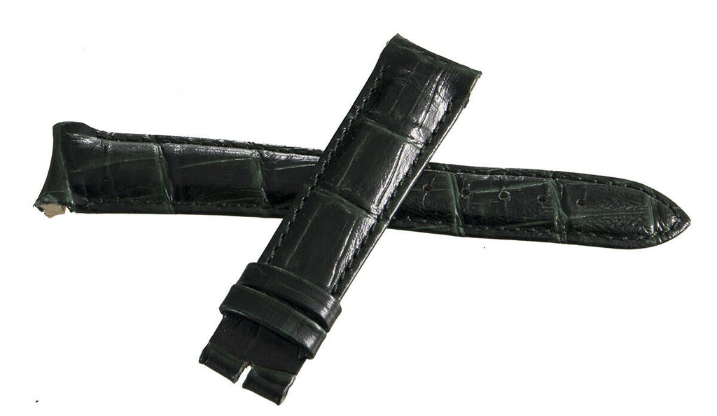 Tissot 18mm x 16mm Dark Green Leather Band Strap
